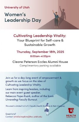Picture of Women's Leadership Day - Cultivating Leadership Vitality